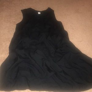 Sleeveless black dress